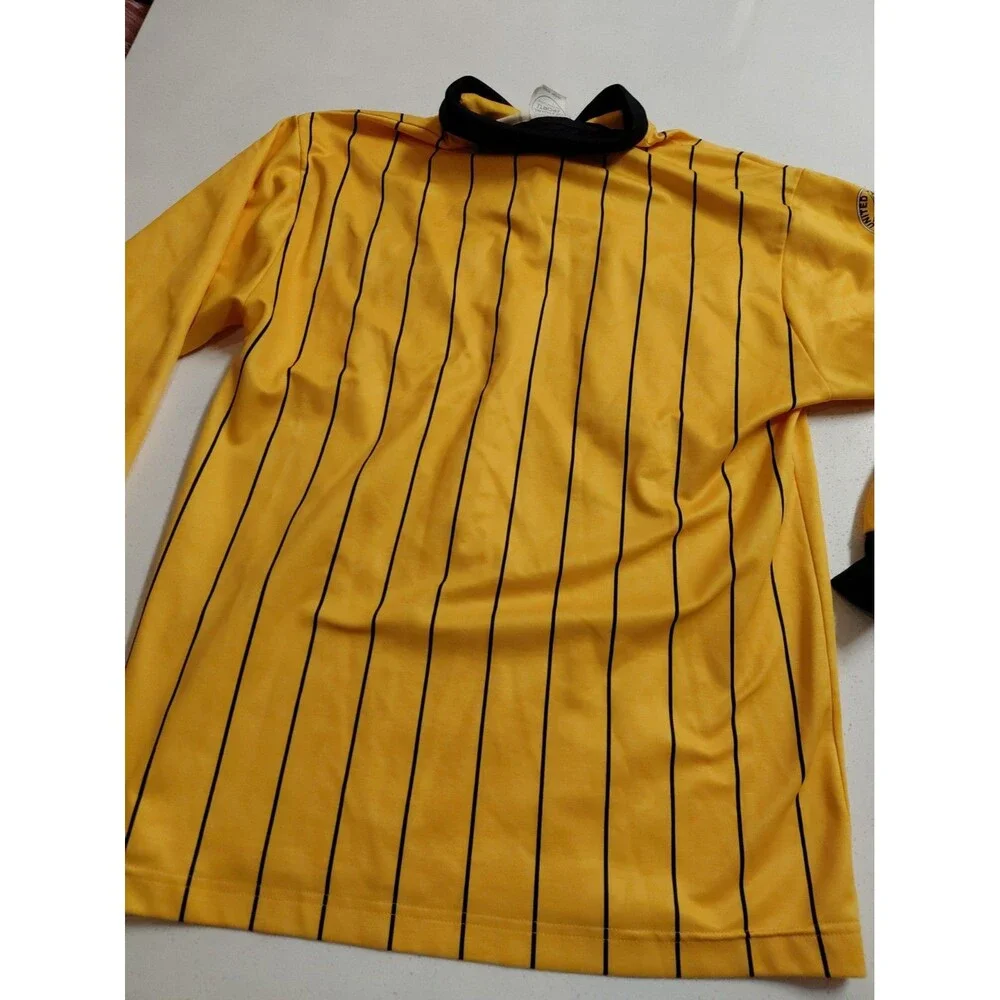 Official Sports USSF Soccer Referee Program Jersey Yellow Long Sleeve Medium M